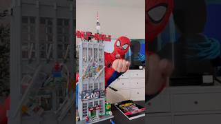 Spider pig does whatever a spider pig does 🐷 Look out its spider pig❤️ lego dailybugle [upl. by Ahel]