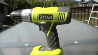 Ryobi Cordless Drill Review P27118V [upl. by Oberg]