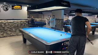 9 ball Carlo Biado vs Robbie Capito 🔹race 9 [upl. by Rucker]