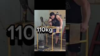 Nugo Chikadze 110kg side pressure armwrestling garejelebi georgia [upl. by Einiffit101]