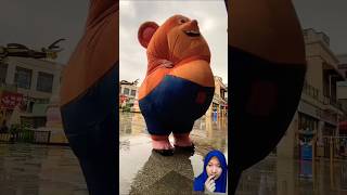 Ticus yang lucu main air hujan shorts dubbinglucu reaction kids anak viral funny [upl. by Pepper]