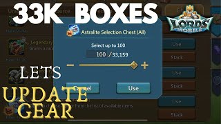 lords mobile  33k Astralite chests lets Temper gears  HINDI [upl. by Gustav482]