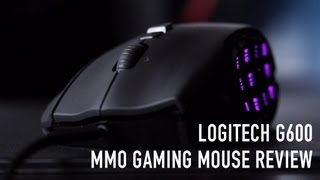 Logitech G600 MMO Gaming Mouse Review [upl. by Platus]