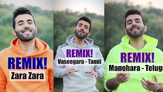 Zara Zara x Vaseegara x Manohara MASHUP  Minnale Rehna Hai Tere Dil Mein  TamilHindiTelugu 🧡♡💙💚 [upl. by Clower819]