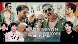 Koreans react to Bade Miyan Chote Miyan  Akshay Kumar  Tiger Shroff [upl. by Bernadine822]