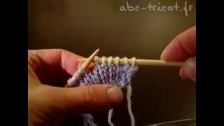 Tuto Tricot Augmentation barrée [upl. by Gigi]