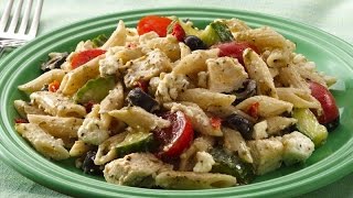 Mediterranean Chicken and Pasta Recipe [upl. by Nyvrem]