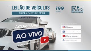 AO VIVO  Leilão Online de Veículos  Freitas Leiloeiro 09042024 [upl. by Nosimaj290]