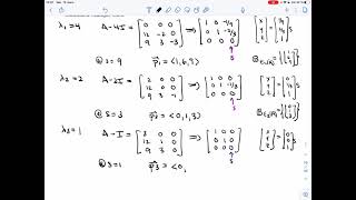 Linear Algebra 2  332  Diagonalizing a Matrix Video 4 [upl. by Bellanca793]