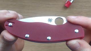 Spyderco UKPK Heinnie Haynes first impressions amp disassembly [upl. by Rempe]