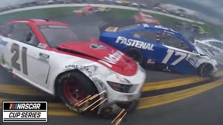 2021 NASCAR Cup Series Onboard Crashes [upl. by Mischa]