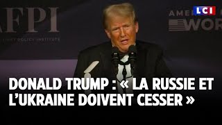 Donald Trump  « La Russie et l’Ukraine doivent cesser »｜LCI [upl. by Vanhomrigh]