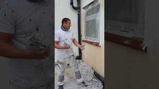 Spraying Pliolite Based Masonry Paint [upl. by Basia]