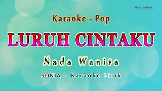 Luruh Cintaku  Karaoke NADA WANITA  Bagaikan Bunga Yang Layu  SONIA Pop Melayu [upl. by Lak144]