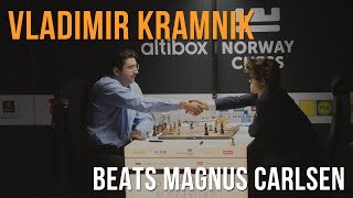 Altibox Norway Chess Vladimir Kramnik beats Magnus Carlsen [upl. by Lynelle]