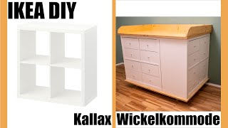 IKEA Kallax DIY  unsere selbst gebaute Wickelkommode [upl. by Forcier689]