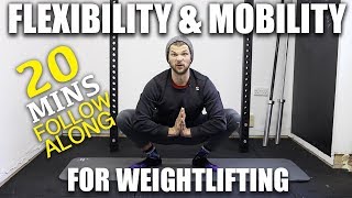 Flexibility amp Mobility For Weightlifting Workout  20mins [upl. by Datha]