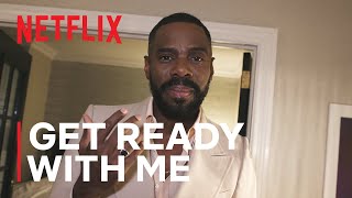 Colman Domingo Gets Ready for Rustin Premiere in Washington DC  Netflix [upl. by Naelcm]