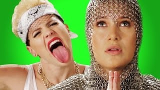 Epic Rap Battles of History  Behind the Scenes  Miley Cyrus vs Joan of Arc [upl. by Ashia]