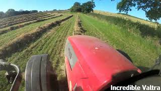 2009 Valtra T151 66 Litre 6Cyl Diesel Tractor 159 HP with Heston 4750 Trailed Bailer [upl. by Calla]