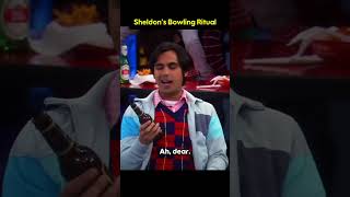 Sheldon’s Bowling Ritual bigbangtheory comedy sheldon [upl. by Richella]