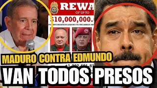 💥VAN TODOS PRESOS EN VENEZUELA💥NICOLAS MADURO CONTRA EDMUNDO GONZALEZ💥 [upl. by Balac]