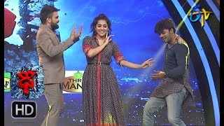 Sudheer  Rashmi  Funny Joke  Dhee 10  28th March 2018 ETV Telugu [upl. by Aisitel]