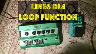 Line6 DL4 Delay Modeler Pedal  LOOP Function 🎸 [upl. by Ahmad]