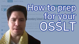 How to Prepare For Your OSSLT [upl. by Hellene]