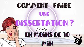 Comment faire une dissertation sur oeuvre facilement [upl. by Hsina798]