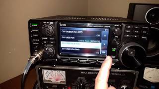 Icom 7300 FT8 Settings WSJTX and Radio [upl. by Bernarr]