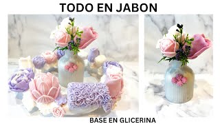 TODO JABON BASE EN GLICERINA [upl. by Winikka]