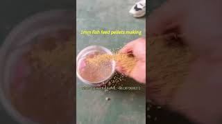 Small fish feed pellet machine for 1mm feed pellets making  Floating fish feed extruder machine [upl. by Essenaj]