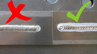 Clean Aluminum TIG Welds With 2 Settings [upl. by Torin346]