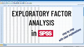 Validity Analysis  Exploratory Factor Analysis  From Prerequisites to Writing the Report [upl. by Tess]