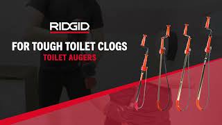 RIDGID Toilet Augers [upl. by Eiryk217]