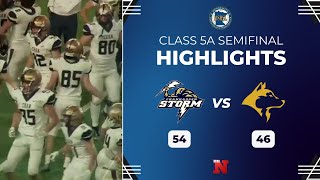 Chanhassen vs Andover Class 5A Semifinals [upl. by Naibaf]