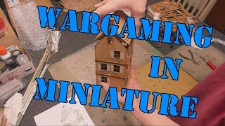 Building a Sarrisa Precision Dutch Belgian 3 Story Townhouse ☺ Wargaming in Miniature [upl. by Doxia]