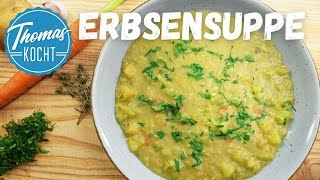 Erbsensuppe mit leckerem Gemüse [upl. by Ddene]