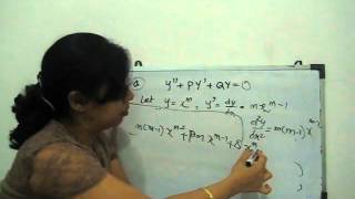 second order linear differential equation with variable coefficients part 1 [upl. by Adele638]