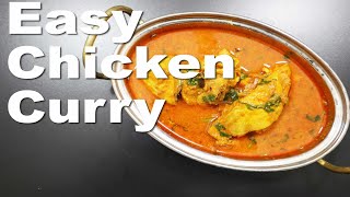 EASY CHICKEN CURRY  EASY CHICKEN CURRY  PRESSURE COOKER CHICKEN CURRY [upl. by Irrab]