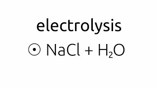 20140417 electrolysis ☉NaClH2O [upl. by Annohsed]