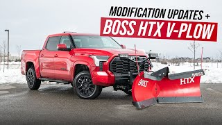 BOSS HTX VPLOW on a 2022 TOYOTA TUNDRA Modification Updates [upl. by Nollaf]