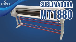 Sublimadora MT1880 para transferencia en telas de 150 m de ancho [upl. by Flem]