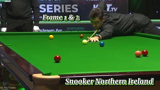 Ronnie O’Sullivan Vs Elite slessor  frame 1 amp 2 Snooker NorthernIreland [upl. by Aikemaj]