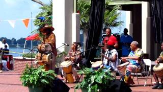 2011 Gullah Festival  African Drumming Opens The Program [upl. by Elfstan464]