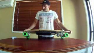 Part 2  A detailed look at the Evolve electric pintail skateboard [upl. by Aihsal]