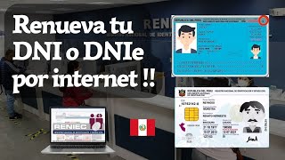 Renovar tu DNI por internet 2023 Perú [upl. by Kampmeier]