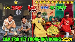 Cắm Trại TẾT 1 Sao vs 10 Sao Trong Nhà Hoang Đà Lạt  Cắm Trại Nhà Hoang 300k vs 30 Triệu [upl. by Niletak]