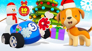 Helper Cars cartoons amp New Year cartoons for kids Car cartoon for kids amp Baby learning videos [upl. by Manwell]